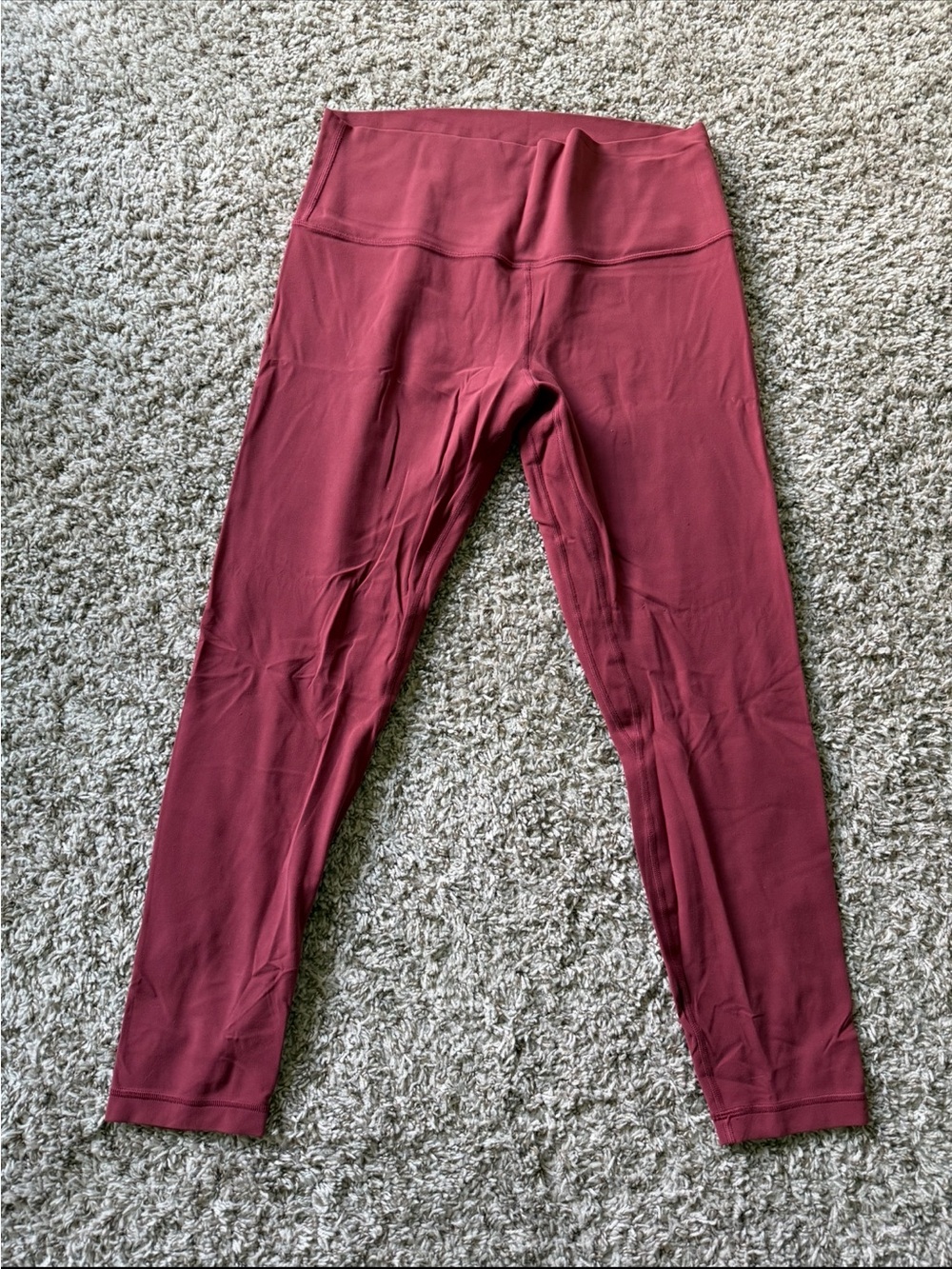 lululemon athletica Maroon High-Rise Leggings
